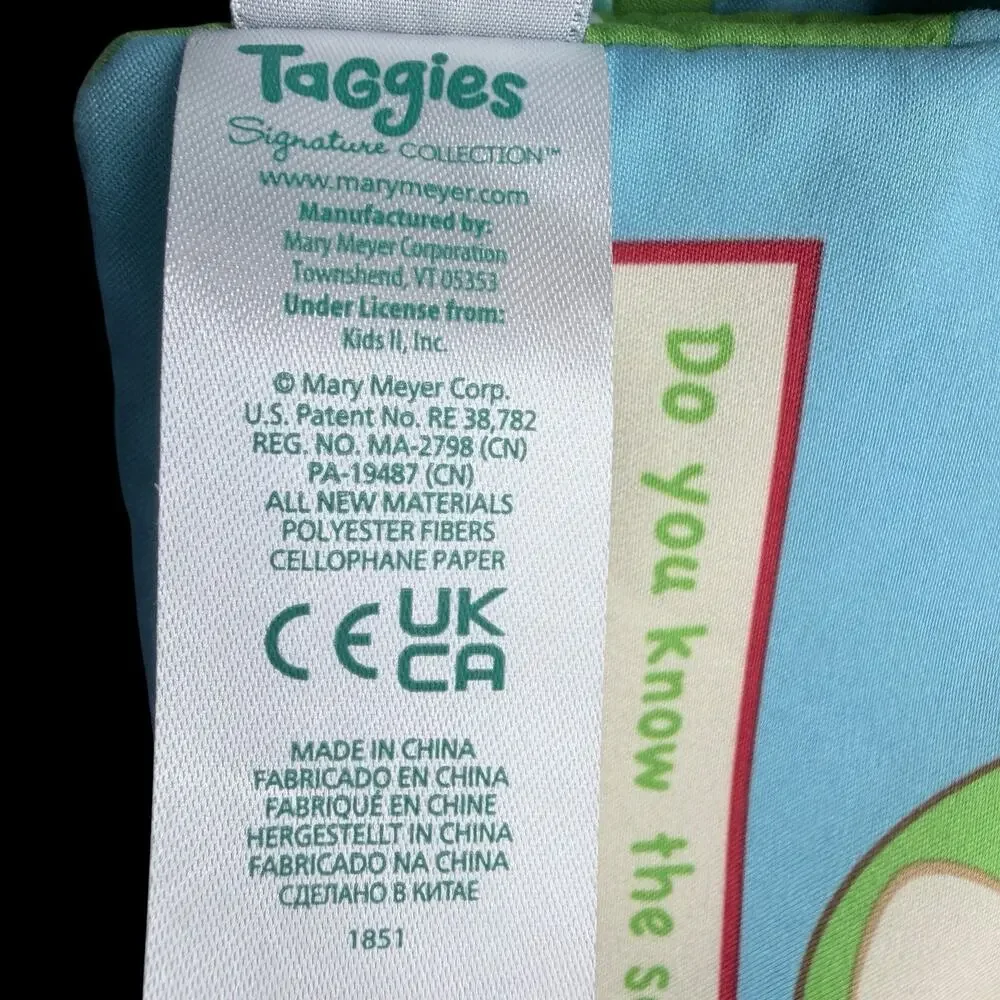 Mary Meyer Taggies Buddy Dogs Busy Day Activity Cloth Book Squeaker Baby Toy